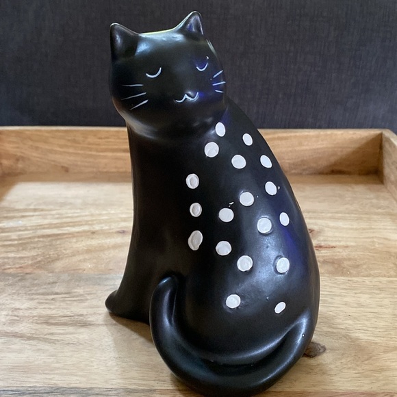 INDIGO | black cat vase - Picture 3 of 4